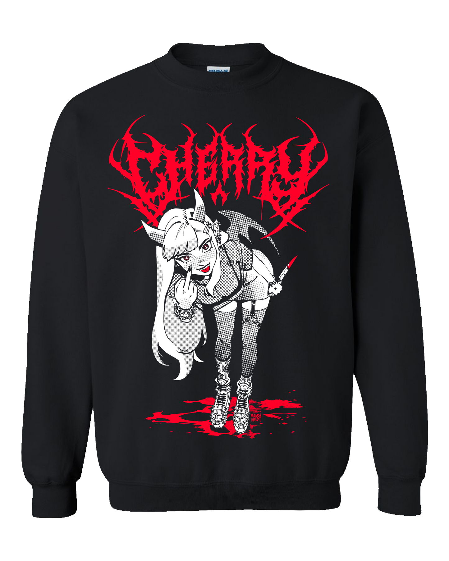 Cherry Metal Crewneck