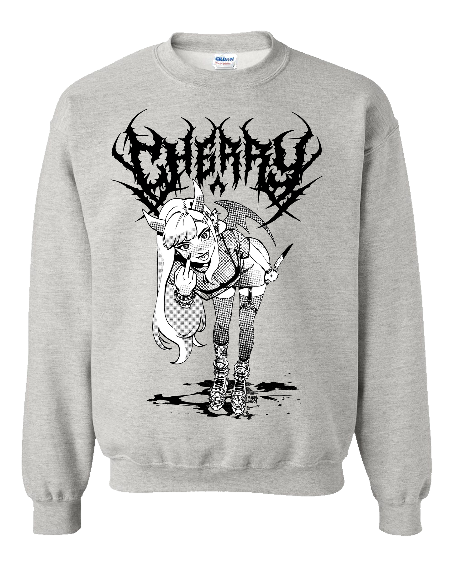 Cherry Metal Crewneck