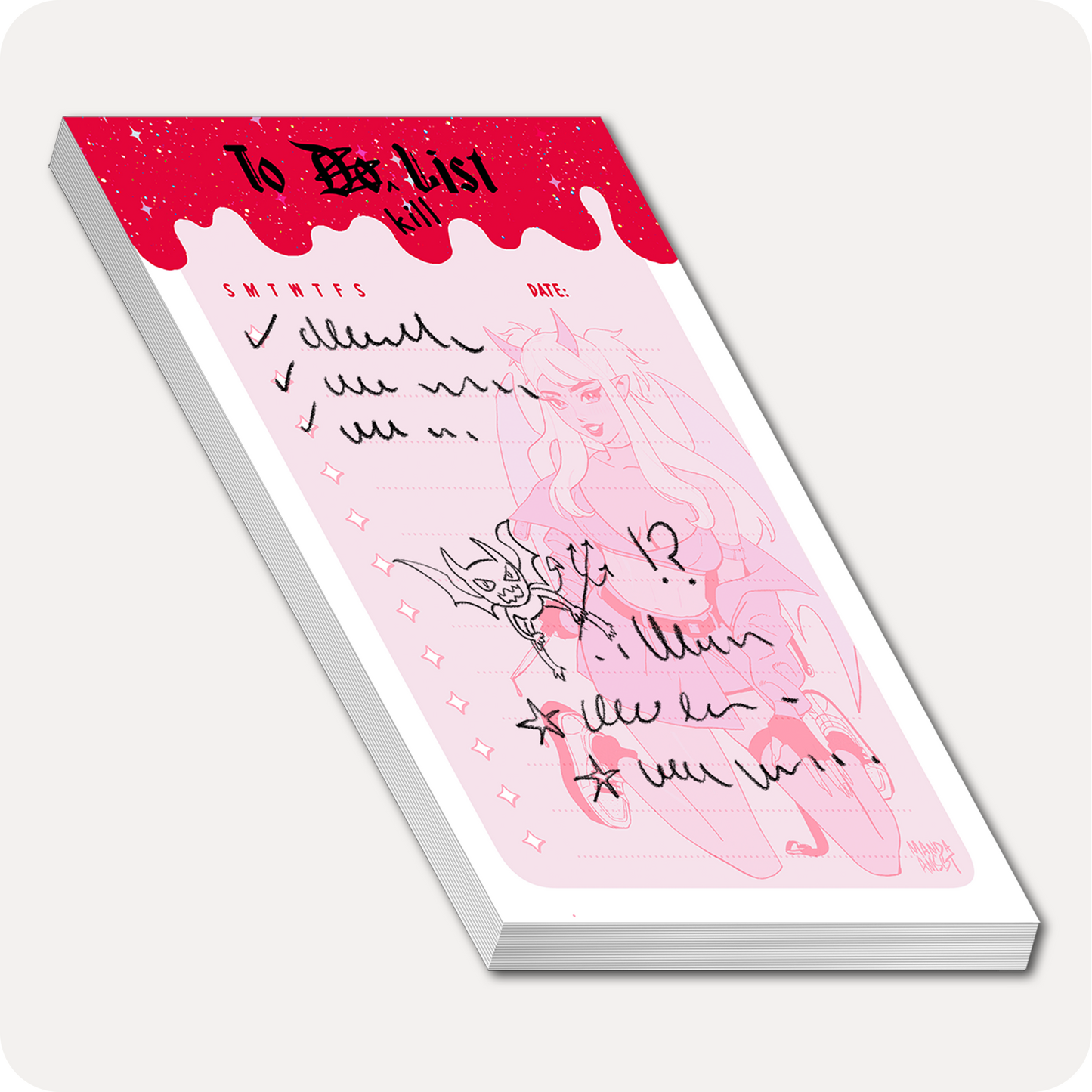 Cherry - To Kill List Notepad