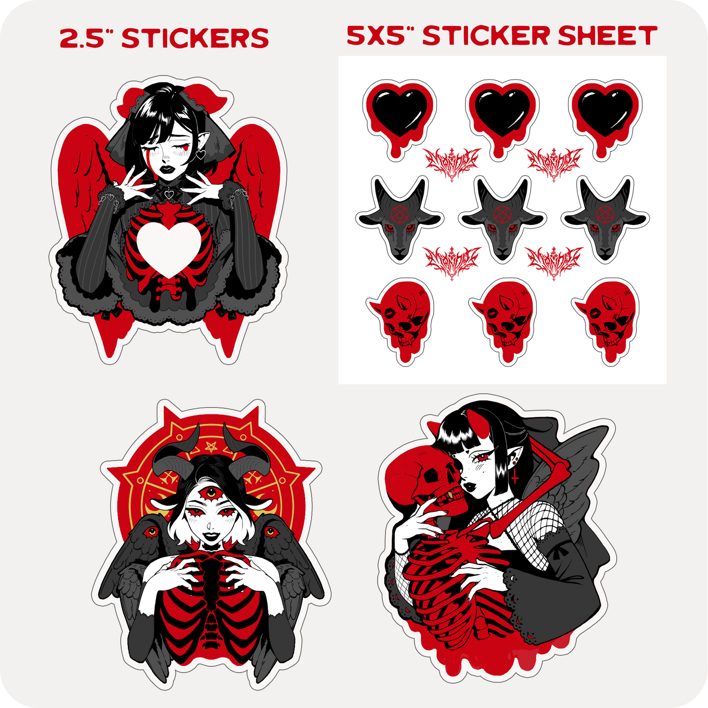Sacrilege Sticker Pack