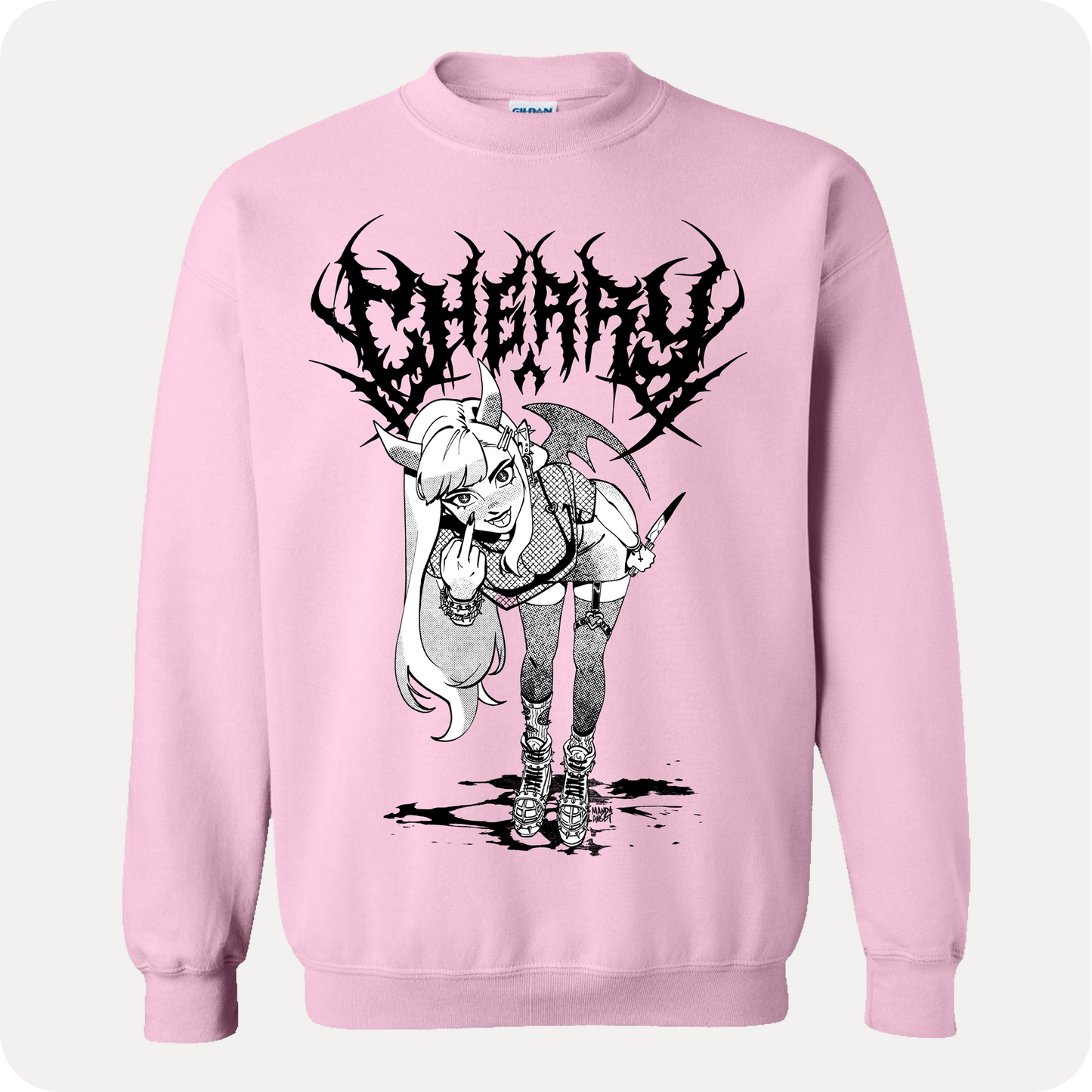 Cherry Metal Crewneck