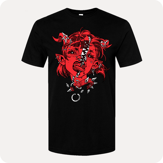 Split Head Red T-Shirt